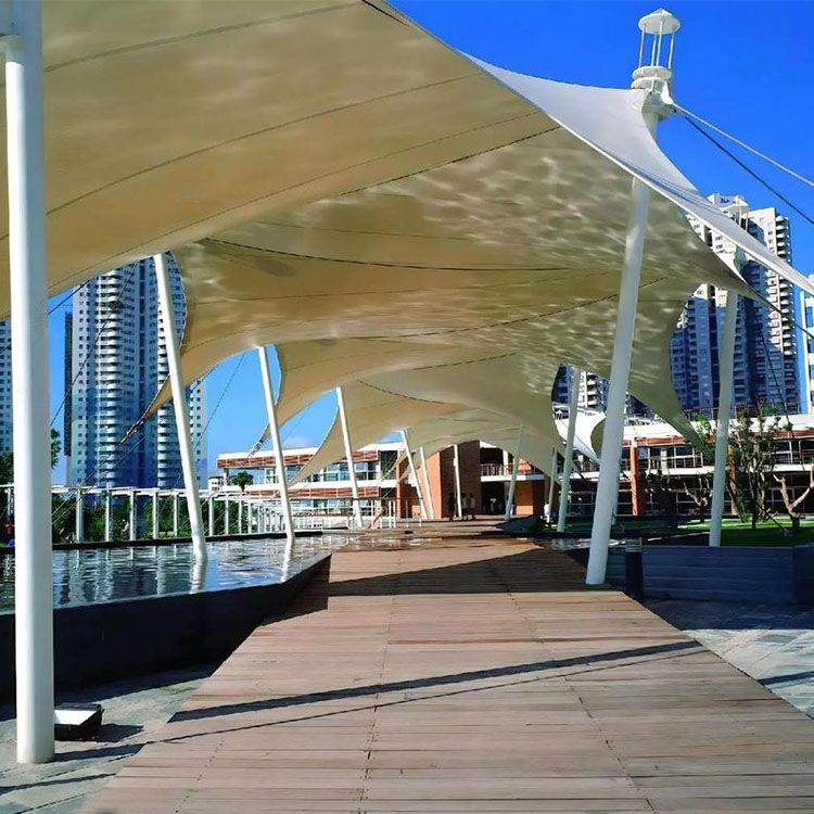 中方县膜结构景观棚