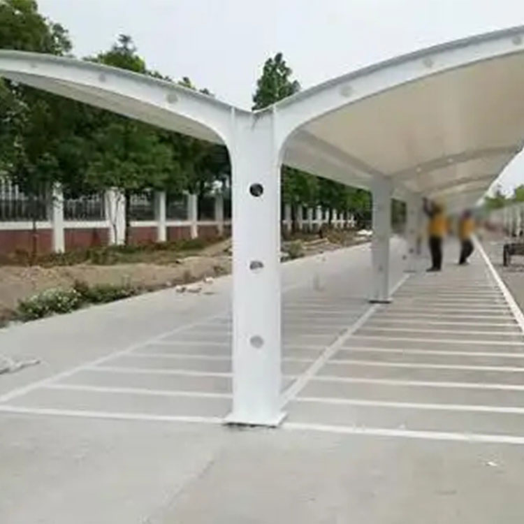 中方县膜结构电动车棚