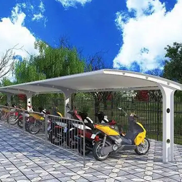 中方县膜结构电动车棚